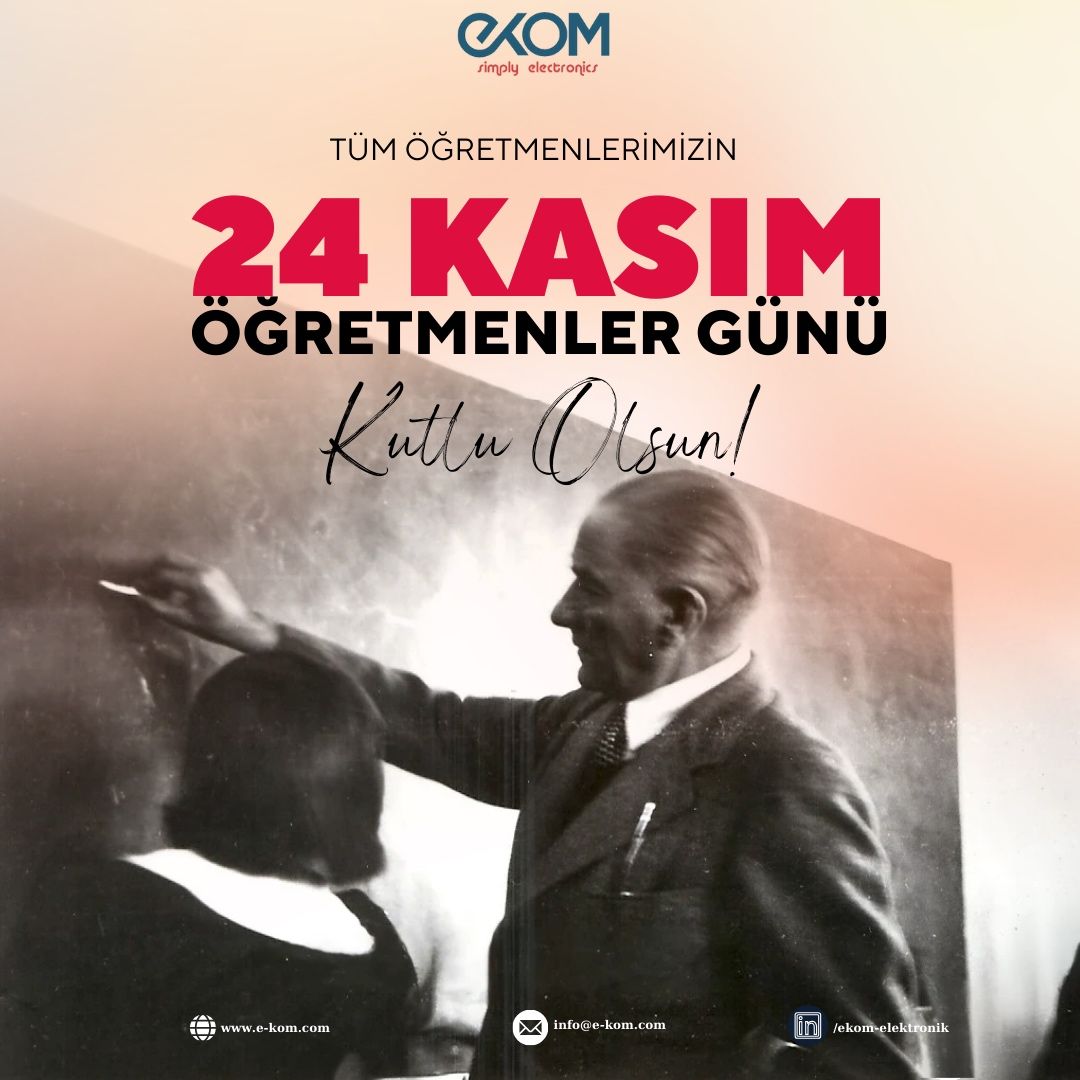 24 Kasım Öğretmenler Günü kutlu olsun.